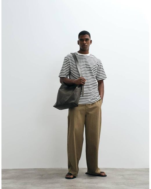 Only & Sons Gray Relaxed Fit T-shirt for men