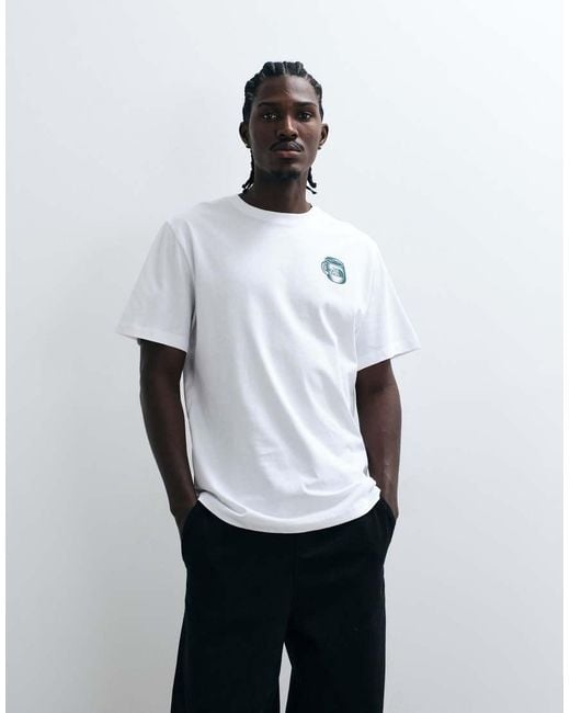 The North Face White Basecamp Barista Graphic T-shirt for men