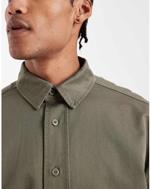 ASOS Green Co-ord Long Sleeve Shirt for men