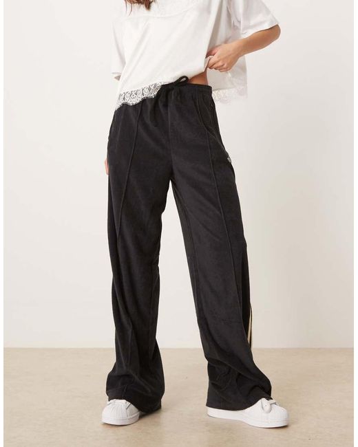 Adidas Originals White Terry Towel Firebird Pants