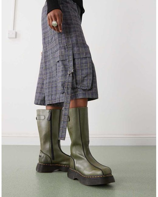 Dr. Martens Gray Buzz High Boot