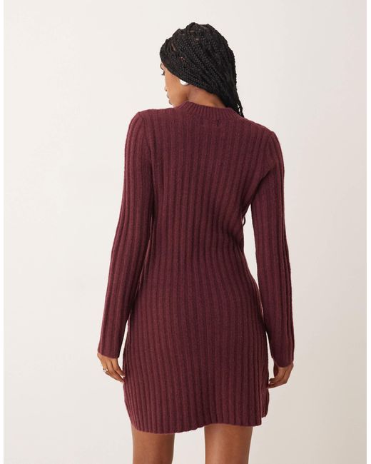 ASOS Knit Structured Mini Dress
