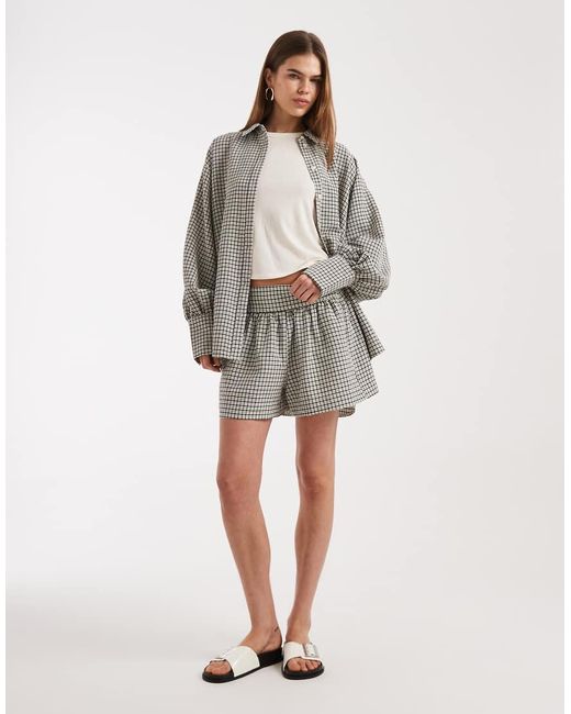 ASOS Gray Pull On Shorts