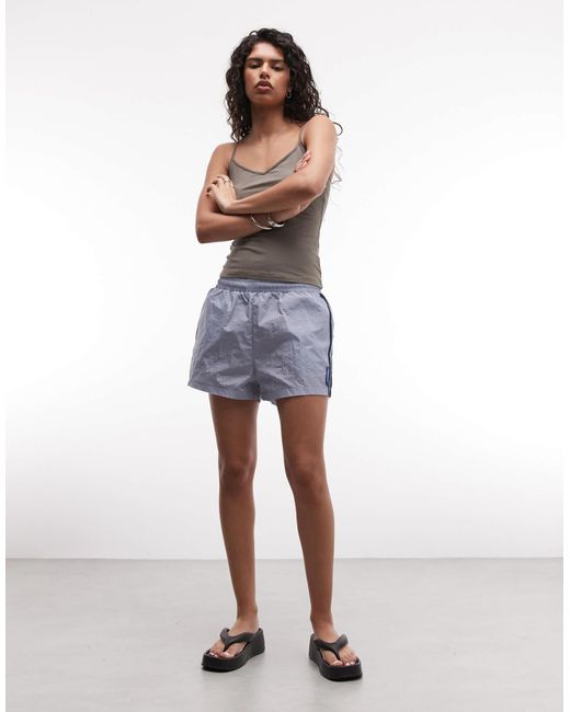 Mini-short Collusion en coloris Blue