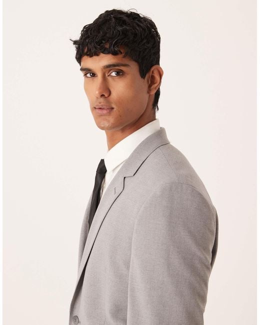 ASOS Gray Slim Suit Jacket for men