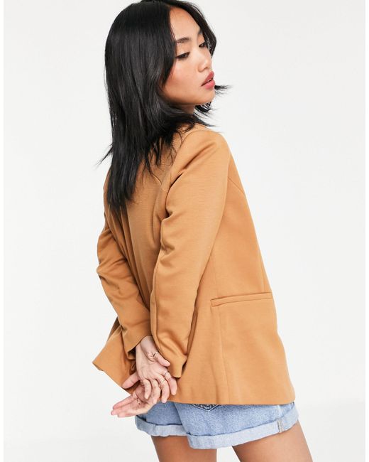 petite jersey blazer