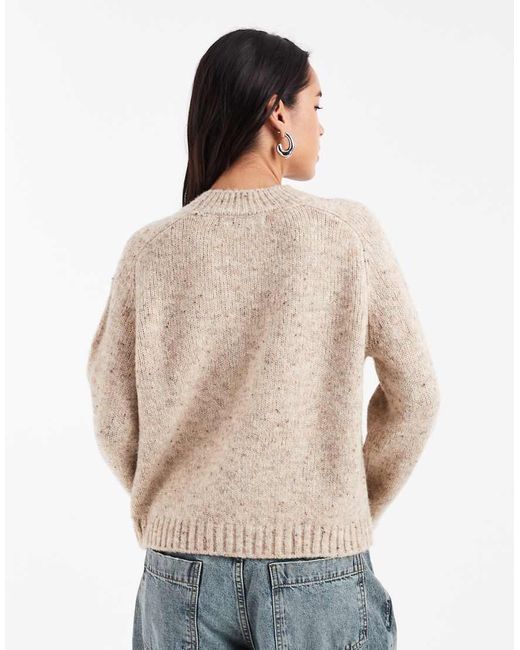Vero Moda Natural Oversized Chunky Jumper