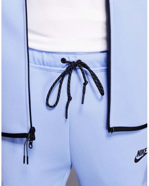 Nike Blue Tech Fleece Reflective joggers for men