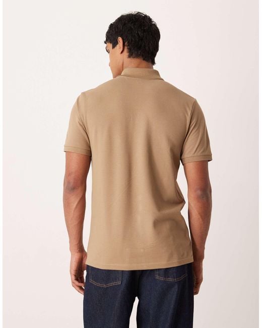ASOS Blue Essentials Regular Fit Polo for men