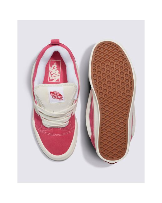 Vans Pink Knu Skool Sneakers