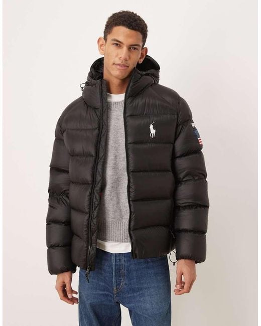 Polo Ralph Lauren Gray Team Usa Hawthorne Ripstop Jacket for men