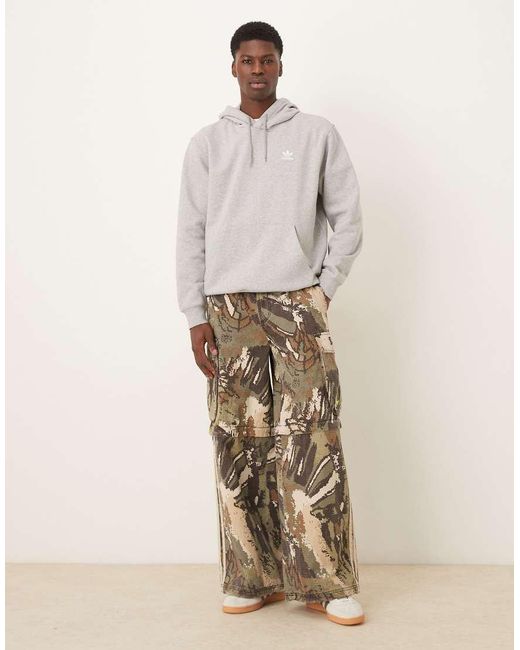 Adidas Originals Natural Essential Loose Fit Hoodie for men