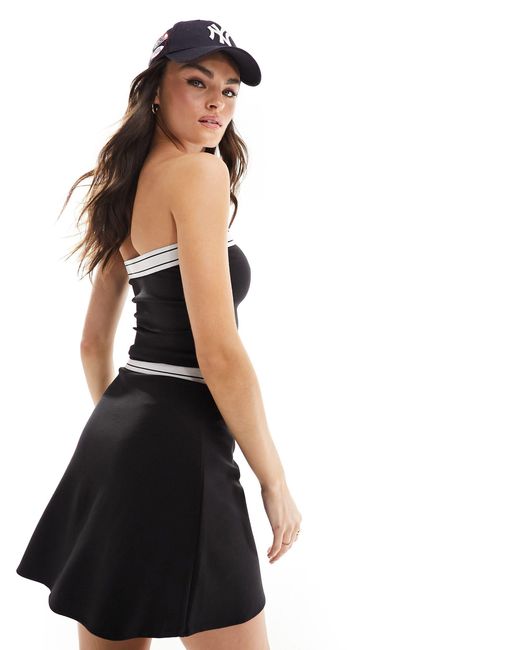 Tommy Hilfiger Black Logo Taping Mini Skirt