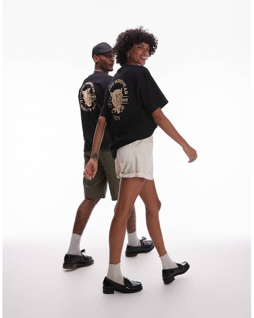 Dickies Blue Wrench Tiger Graphic Back Print T-shirt