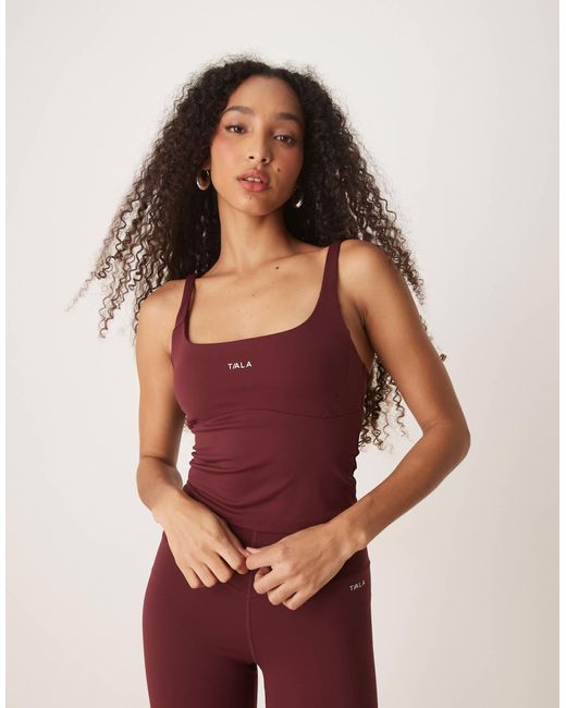 Tala Red Skinluxe Scoop Neck Tank Top