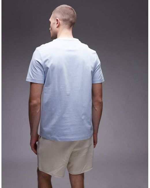 T-Shirt Pastello Con Logo di Tommy Hilfiger in Blue da Uomo