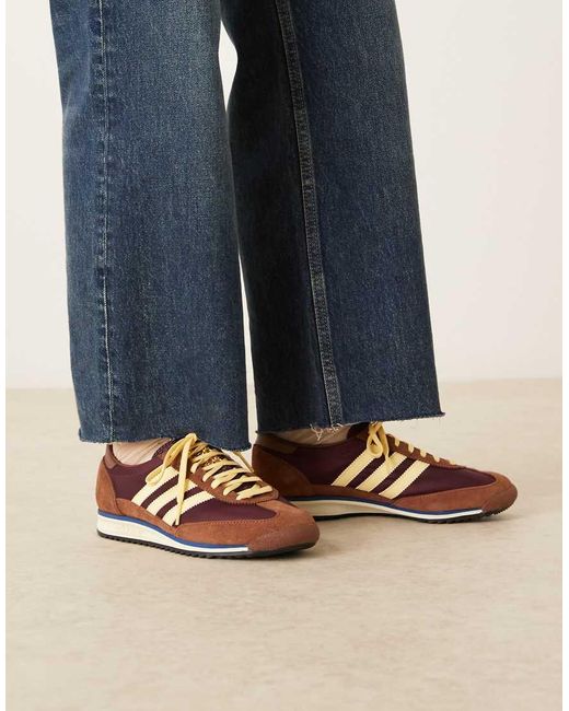 Adidas Originals White Sl 72 Og Trainers
