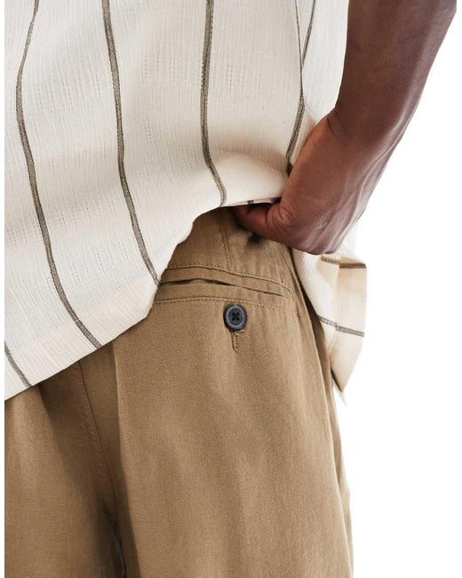 Pantaloncini di Threadbare in Multicolor da Uomo