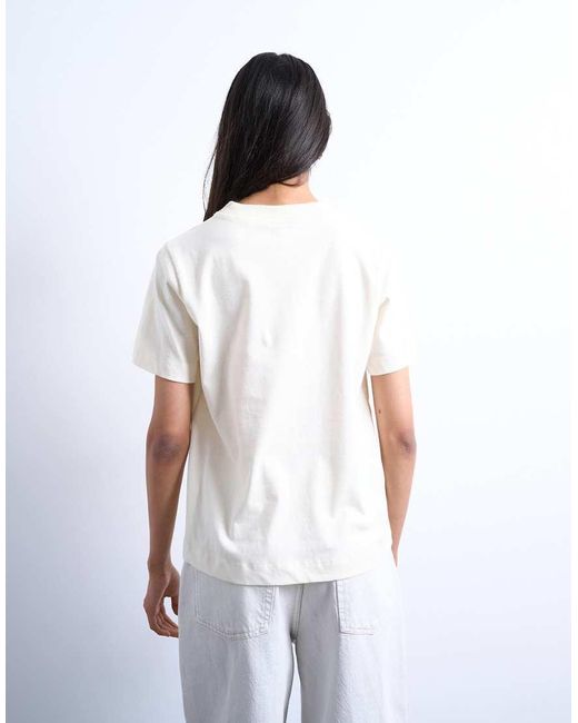 TOPSHOP White Boxy Tee
