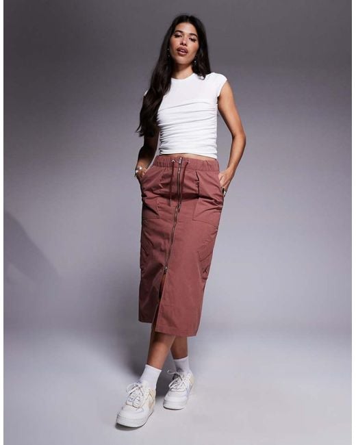 Nike Purple Flight Chicago Maxi Skirt