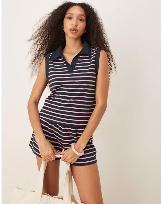 ASOS Blue Collared Tank