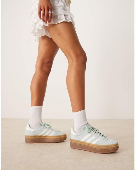 Adidas Originals Natural Gazelle Bold Trainers