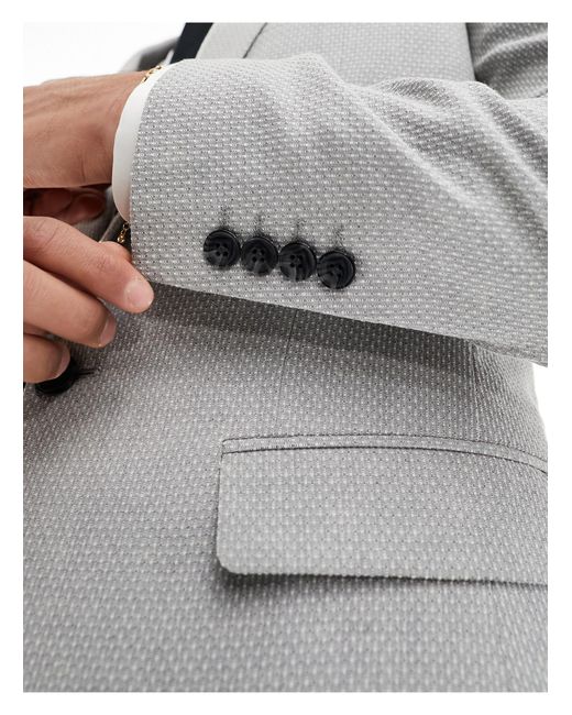 ASOS White Wedding Superskinny Suit Jacket for men