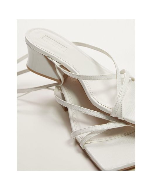 Topshop white hotsell strappy sandals