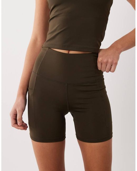 4505 Natural Active Waist Snatching High Rise 5"" legging Short