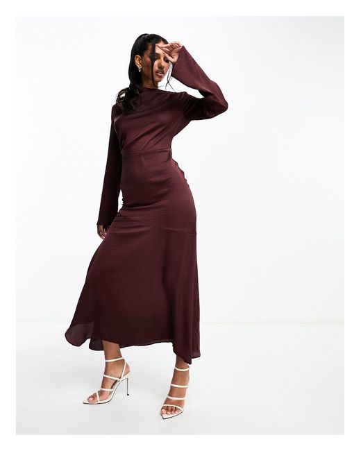black collared dress Striped Long Sleeve Midi – PinkBlush Talia Black A Line Style:Dress B all-sale