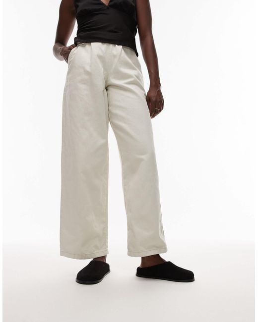 Abbie - mules en daim TOPSHOP en coloris Natural