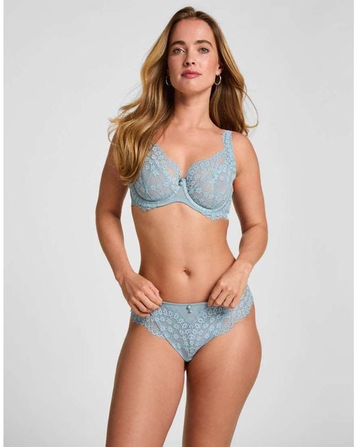 Hunkemöller Blue Daisy Non-Padded Underwired Bra