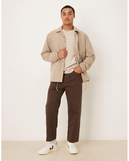 SELECTED Natural Coach Jacket for men