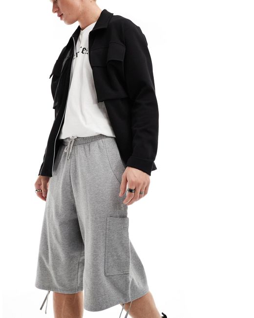 Pantalones cortos cargo gris jaspeado ASOS de hombre de color Gray