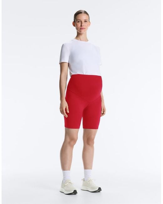 Oysho Red Maternity Comfortlux 20Cm Leggings