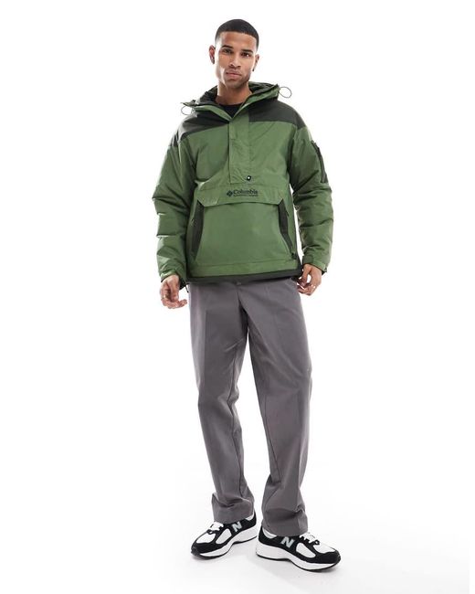 Columbia Green Challenger Insulated Pullover for men