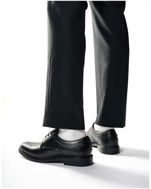 Base London Black Drake Waxy Shoe for men
