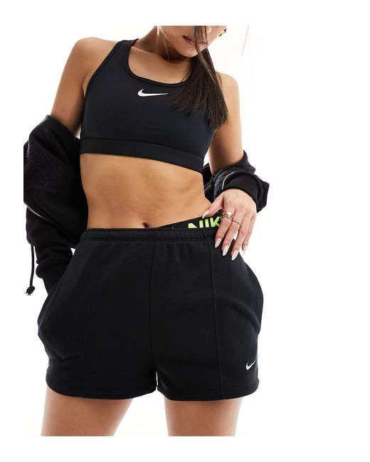 Nike Black – frottee-shorts