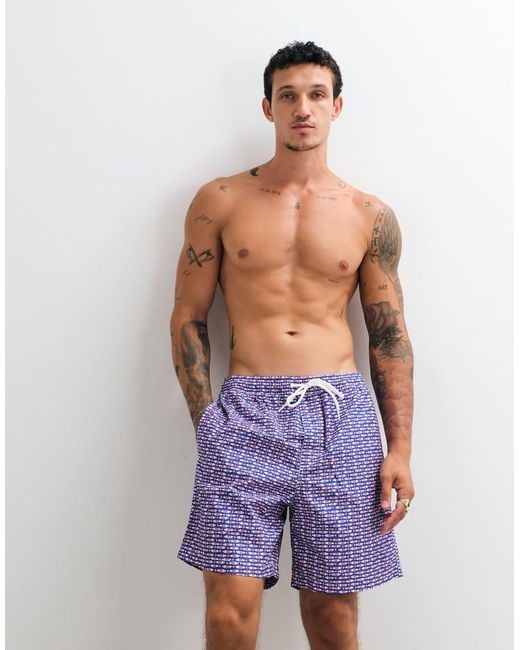 Gap Purple 6Inch Swim Shorts for men