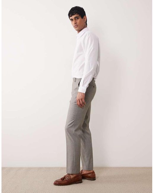 ASOS Gray Slim Suit Pants for men