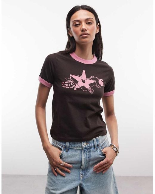 Carhartt Black Outlaw Star Ringer T-shirt