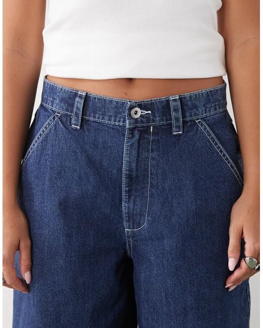 Collusion Blue Xl baggy Low Rise Jean With Hardwear