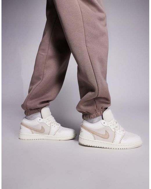 Nike Brown Nike Air 1 Low Trainers