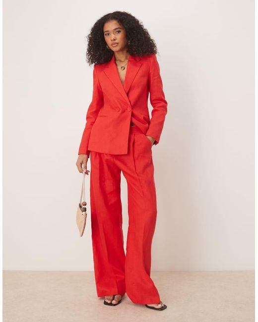 Blazer di Mango in Red