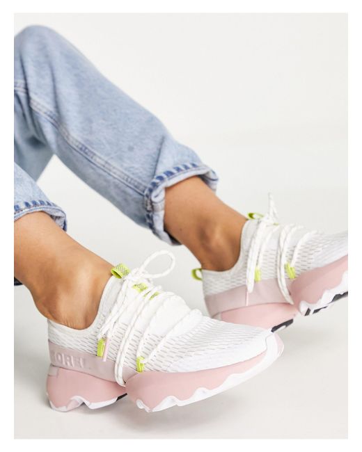 Sorel Rubber Impact Lace Up Sneakers in White Lyst