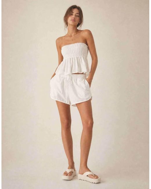 Melissa White Thong Platforms