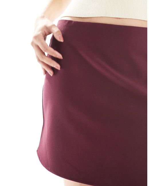 Miss Selfridge Purple – eleganter minirock