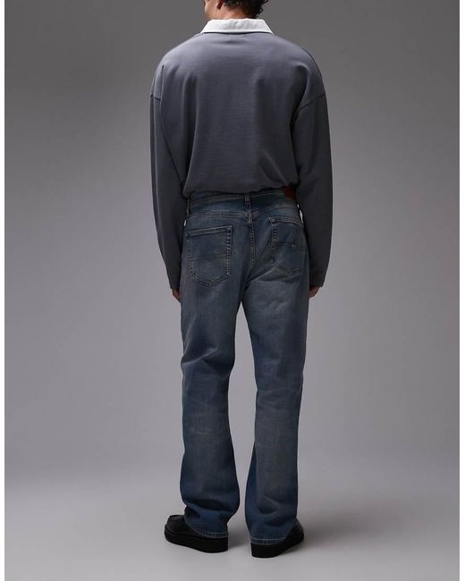 Tommy Hilfiger Gray Otis Regular Straight Jeans for men