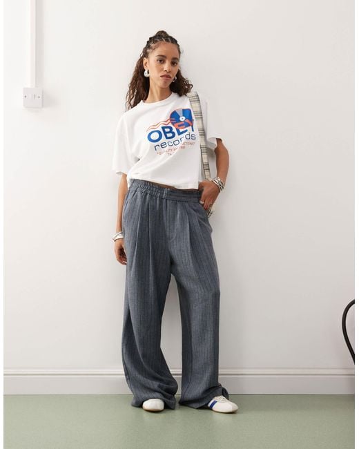 Collusion Gray Relaxed Pull On Pants