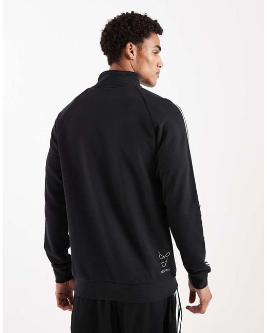 Adidas Originals Blue Juventus Fc Originals Half Zip Top for men